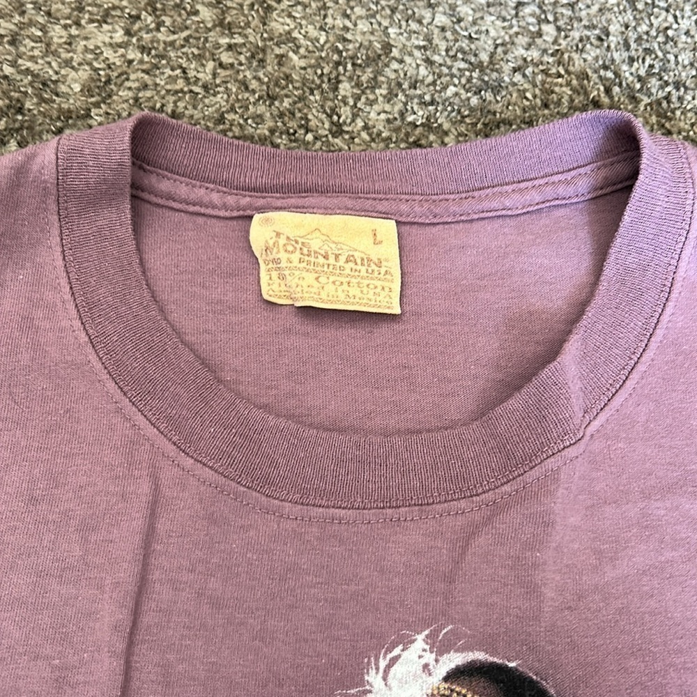 Vintage The Mountain Purple Graphic T Shirt - Picture 2 of 6